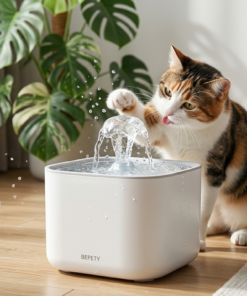 smart automaic cat water fountain bepety