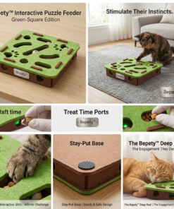 interactive cat puzzle box