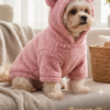 soft fleece pet hoodie