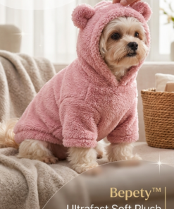 soft fleece pet hoodie