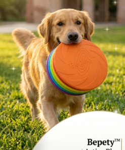 bepety silicone pet training discs for safe and healthy play
