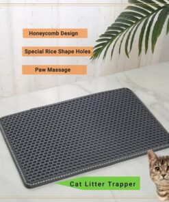 Premium Honeycomb Cat Litter Trapping Mat
