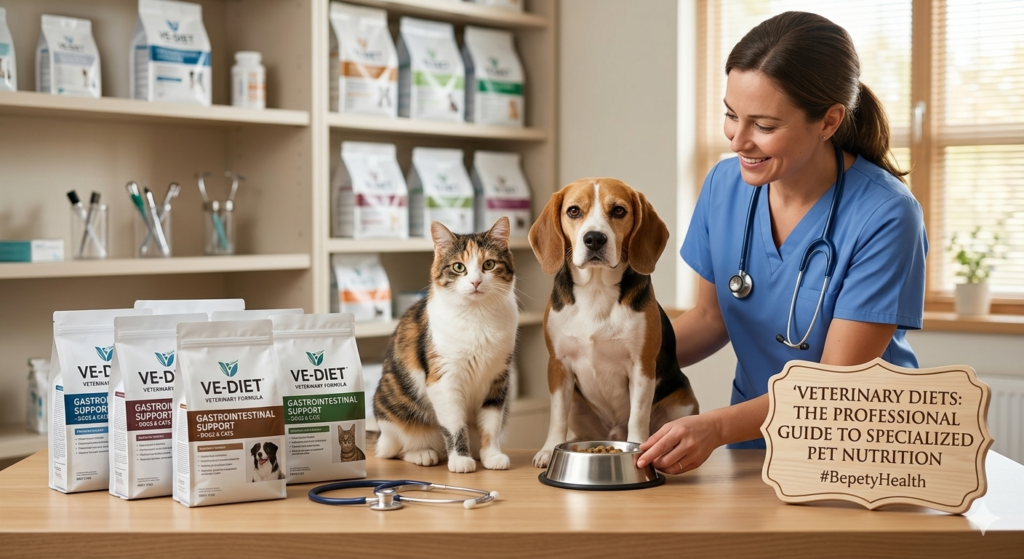 Professional Veterinary Diets for Dogs and Cats for health management