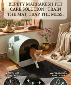 double layer cat litter mat