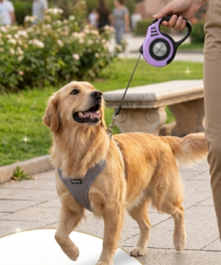 bepety retractable dog leash safe automatic lead for daily walks