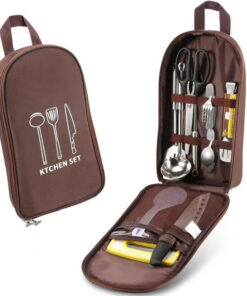 Outdoor Cookware Portable Storage Bag Outdoor Camping Kitchenware Storage Bag Tableware Picnic Supplies Camping Tools Storage