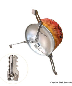 Outdoor Gas Cylinder Holder Camping Foldable Burner Holder Stove Tool Bottle Holder Gas Cylinder Tripod Outdoor Picnic Tool
