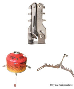 Alternative view of Outdoor Gas Cylinder Holder Camping Foldable Burner Holder Stove Tool Bottle Holder Gas Cylinder Tripod Outdoor Picnic Tool