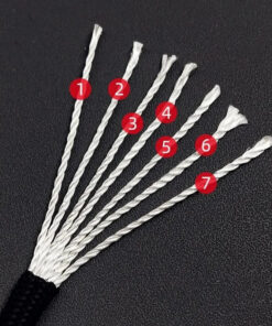 Alternative view of 550 Paracord 7-Core Survival Rope (5–30M, 4mm) – Heavy-Duty Outdoor Cord for Camping, Hiking & Emergency Use