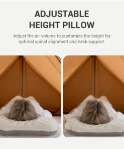 Alternative view of Camping Inflatable Pillow - Portable Compressible Travel Pillow for Neck Support