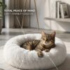 bepety calming donut pet bed with deep sleep design
