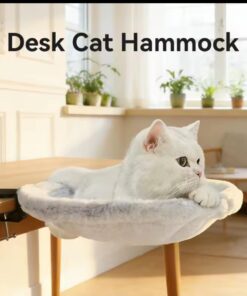 Alternative view of Premium Adjustable Desk Cat Hammock - Ergonomic & Space-Saving Design